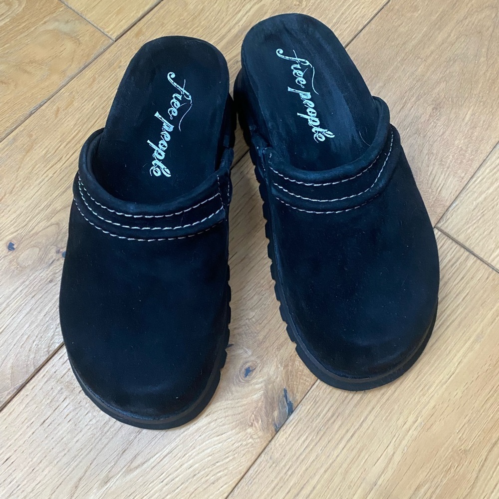 Free People Milo Everyday Mules in black​ - Picture 6 of 10